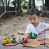Игровой набор - Нарежь фрукты и овощи, деревянный  - миниатюра №1